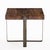 A Square Cerused Oak and Bronze End Table. C. 1970 For Sale - Image 4 of 7