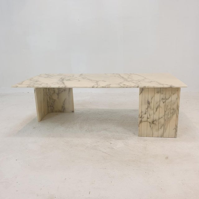 Italian Marble Coffee Table, 1970s For Sale - Image 4 of 18