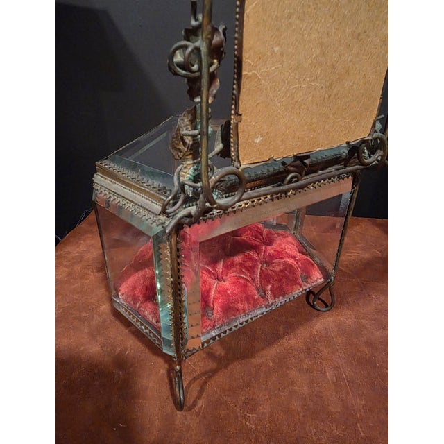 Late 19th Century French Jewelry Casket With Mirror For Sale - Image 5 of 11