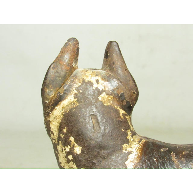 Cast Iron Hubley Boston Terrier Doorstop For Sale In San Francisco - Image 6 of 17