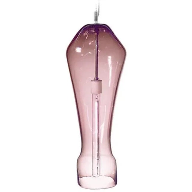 Prayer Pendant Light from the Constantine Collection in Rose Quartz For Sale In New York - Image 6 of 6