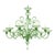 Early 21st Century Venetian Green Murano Glass Chandelier by Simoeng for Simoeng For Sale - Image 5 of 6