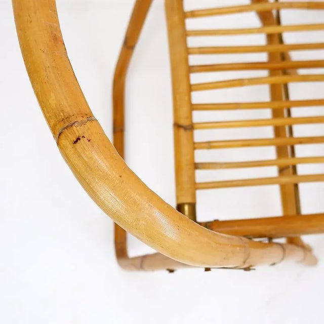 Mid-Century Italian Bamboo Folding Chair from Dal Vera, 1960s For Sale - Image 6 of 12