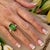Natural Tourmaline Sapphire Ring 7 14k WG 12.17 TCW Certified For Sale - Image 16 of 18