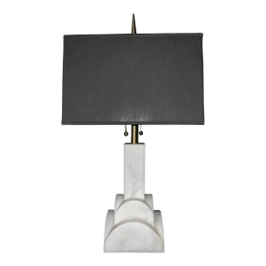 Late 20th Century Frederick Cooper Art Deco Marble Table Lamp