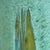 Ceramic Italian Aqua Ceramic Vase Attributed to Guido Andlovitz, 1940s For Sale - Image 7 of 10