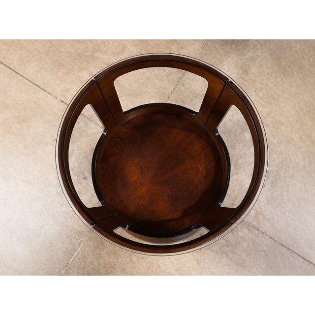 Brazilian Modern Two-Tier Side Table in Rosewood by Bertomeu, Brazil, 1960s For Sale In New York - Image 6 of 12