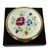 50s Margaret Rose Embroidered Powder Compact Made in England Original Box For Sale