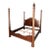 Bassett Furniture King Size Poster Bed Frame For Sale