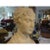 Well sculpted antique Italian alabaster or marble bust of a classical female. This fabulous sculpture rests on a square...