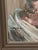 Unknown, Portrait of a Woman, 1950s, Oil on Panel, Framed For Sale - Image 11 of 12