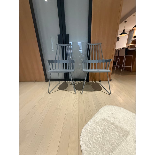 2010s Pair of Kartell Comeback Sled Chairs by Patricia Uriquiola For Sale - Image 5 of 9