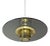 Pendant Lamp in Smoked Glass and Brass by Jan Eskil Eskilsson for Belid For Sale