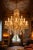 Metal Mid 20th Century French Louis XVI Gold Bronze Chandelier For Sale - Image 7 of 17