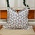 Bring artisanal elegance to your interiors with this Block Print Ruffle Throw Pillow, featuring the timeless Madubala...
