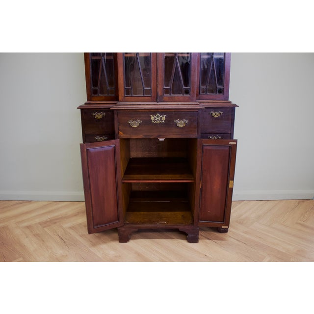 Antique Georgian Mahogany Glazed Display Cabinet, 1810s For Sale - Image 9 of 12