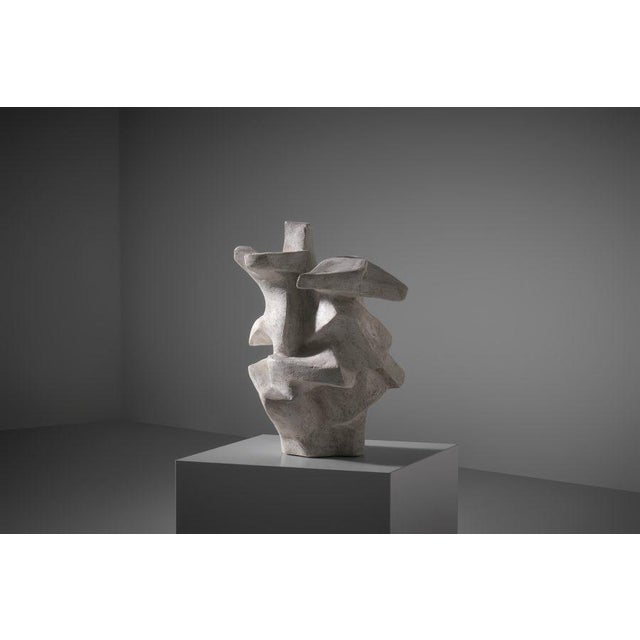 French Biomorphic Plaster Sculpture, 1960s For Sale - Image 11 of 11
