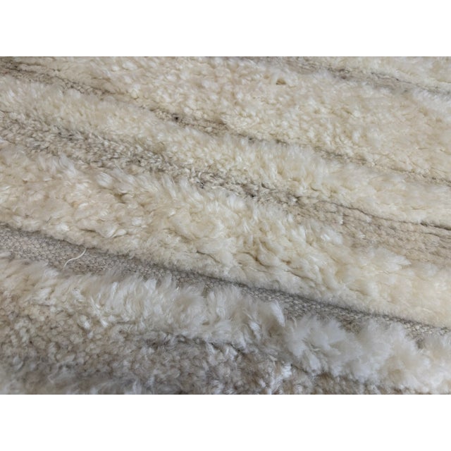 Rh Eli Wool Rug – 12' × 15' Natural | Hand-Knotted New Zealand Wool | Moroccan-Inspired Contemporary Design For Sale - Image 14 of 18