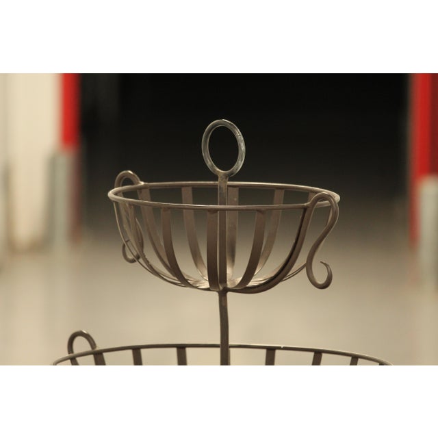 Metal Fruit Basket Vase, 1990s For Sale - Image 12 of 13