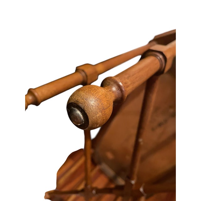 Vintage Drexel Floral Marquetry Inlay Cocktail Coffee Fixed Tray Table For Sale - Image 9 of 12