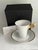 Medallion Meandre d'Or Coffee Cup and Saucer by Versace for Rosenthal, 1990s, Set of 2 For Sale - Image 6 of 6