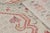 Textile Rug & Kilim’s Distressed Ghiordes Style Rug in Cream, Green, and Red With Medallion For Sale - Image 7 of 7