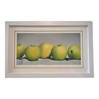 Michel Pellus Large Scale "Apples" Still Life Painting/Print For Sale