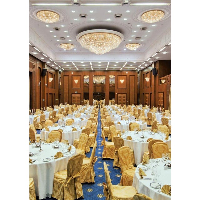 Not Yet Made - Made To Order Empire Flush Mount in Gold Plate and Full Cut Crystal by Aggiolight For Sale - Image 5 of 7