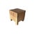 Contemporary Sculptural Side Table Mango Wood Natural Finish For Sale - Image 3 of 7