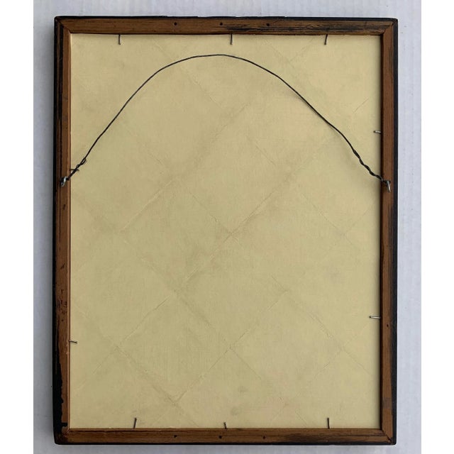 Framed 1930s Pencil Sketch Portrait of a Woman For Sale - Image 4 of 5