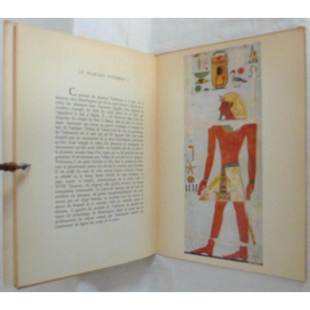 1950s Decorative and Illustrated Book, Nina Davies Et Al.'s Art Et Archeologie - La Peinture Egyptienne Ancienne, Cinquieme Album For Sale - Image 11 of 13
