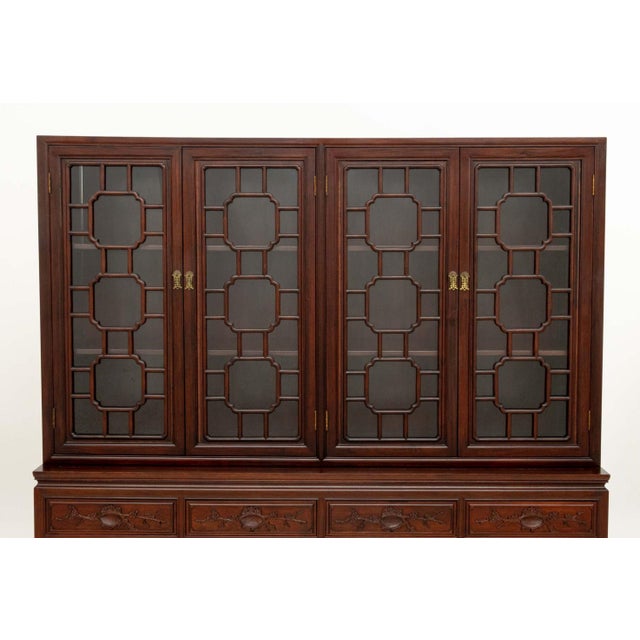 Chinese Chinese Rosewood China Cabinet For Sale - Image 3 of 10