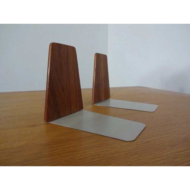 Danish Teak Bookends from Feldballes Møbelfabrik, 1960s, Set of 2 For Sale - Image 15 of 16