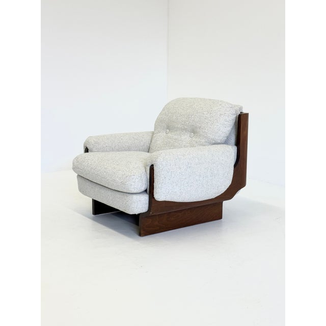 Mid-Century Italian Brutalist Lounge Chair, 1970s For Sale - Image 6 of 16