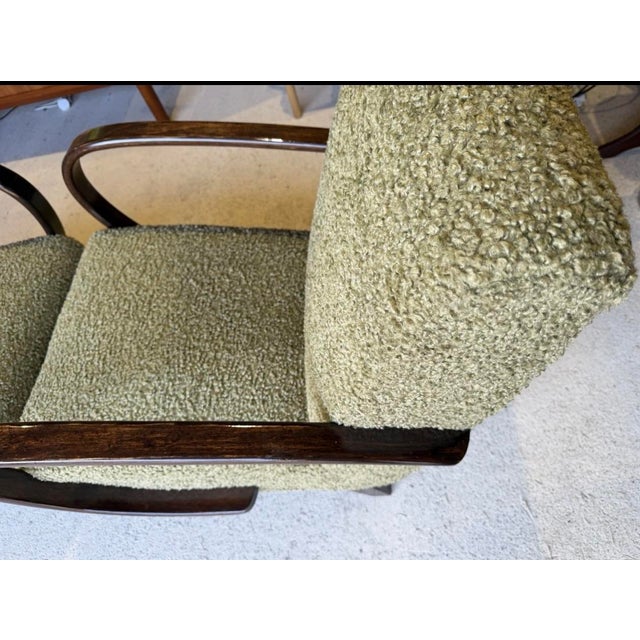 Art Deco Lounge Chairs by Jindrich Halabala, Set of 2 For Sale - Image 6 of 18