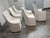 Restoration Hardware Restoration Hardware Ella Skirted Fabric Dining Side Chairs + Casters, Set of Six For Sale - Image 4 of 12