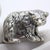 Italian Vintage Italian Handmade Genuine Silver Large Brown Bear Cub Figurine Miniature, Made in Novara (Italy) For Sale - Image 3 of 14