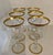1930s Art Deco Gold Rimmed Wine Glasses - Set of 6 For Sale - Image 5 of 5