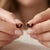 Enhance your jewellery collection with these charming leaf-inspired stud earrings featuring a graceful dual marquise...