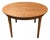 1950s Round Teak Table Without Leaves - 012602 For Sale