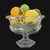 This elegant etched crystal pedestal bowl features a classic Biedermeier-style silhouette, generous proportions, and...