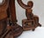 Renaissance Revival Carved Ringed Lion Head Plant Stand Display, 1940s For Sale - Image 10 of 17