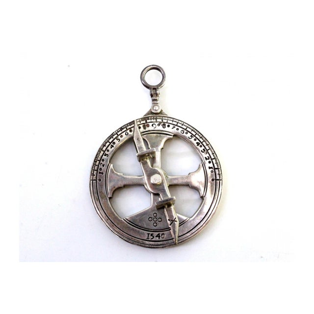 Silver Astrolabes, Set of 4 For Sale - Image 3 of 11