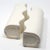 Wavy Beige Textured Ceramic Vases - a Pair For Sale - Image 4 of 6