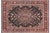 Brick Red Shabby Chic Abusson Pak-Persian Black/Red Wool Rug - 9'2'' X 12'0'' For Sale - Image 8 of 8