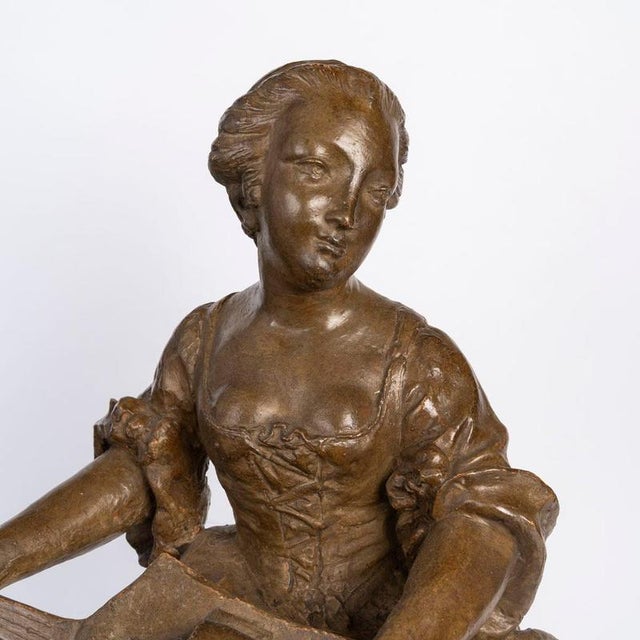 Antique Napoleon III Terracotta Sculpture, 1800s For Sale - Image 4 of 10