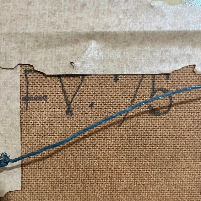 Michel Loeb, French Naive, Fauvist Oil on Panel Painting "Le Petit Clocher" Michel Loeb, c. 20th century For Sale - Image 4 of 14