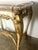 Wood 19th C. French Painted & Parcel Gilt Table W/ Marble Top For Sale - Image 7 of 17