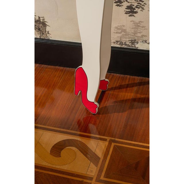 Not Yet Made - Made To Order High Heels Console Table in Powder-Coated Aluminum by Altreforme For Sale - Image 5 of 8