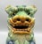 1980s Large 1980s Chinese Sancai-Style Glazed Ceramic Foo Dog – Chinoiserie / Asian Traditional For Sale - Image 5 of 13